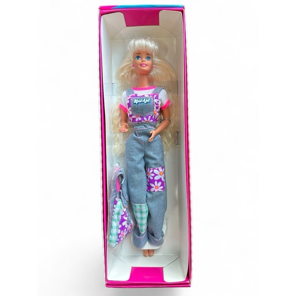 1995 Kool-Aid Barbie Blonde Fashion Doll Wacky Warehouse Vintage Toy Mattel - Picture 2 of 3